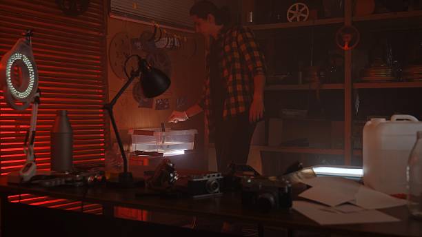 istock Exploring the Art of Film Development in a Darkroom 2215590437