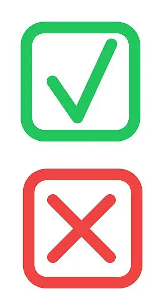 Check Box Correct Incorrect Free green check box check mark Icons & Stickers | Download Now ...