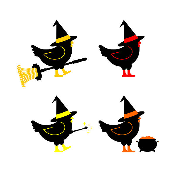 Evil Chicken Colour In 210+ Evil Chicken Stock Illustrations, Royalty-Free Vector Graphics ...