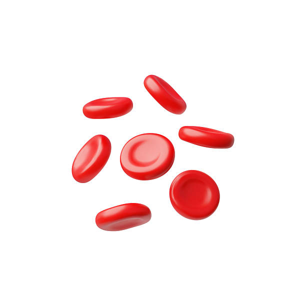istock Vector 3d illustration of red blood cells on isolated background. 2215600480