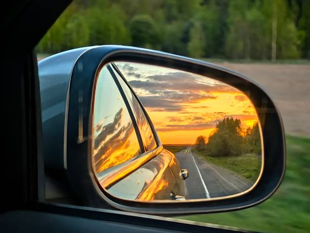 istock Mirror, car, view, reflection, for website, for blog, for video, for visual, beautiful, aesthetics, play of light 2215608902