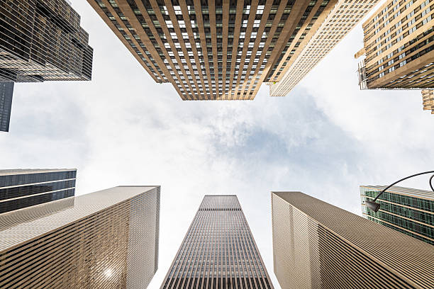istock Modern skyscrapers in Manhattan, New York 2215611754