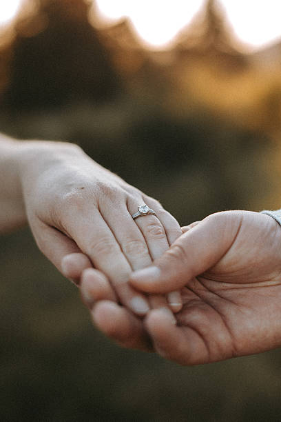 istock A marriage proposal in nature 2215615973