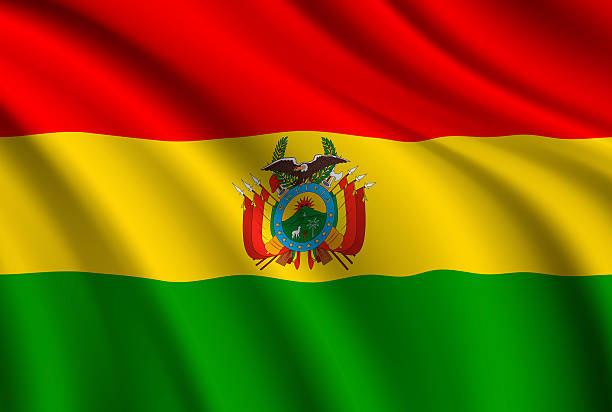 istock Flag of Bolivia. Vector Waving Flag Background. High detailed Realistic Illustration 2215617225