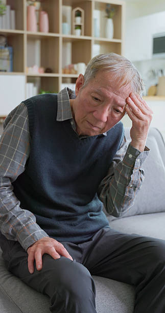 istock asian elderly Dementia at home 2215620030