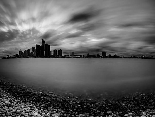 istock Detroit - Skyline at Dusk 2215644058