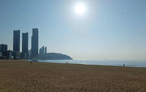 Korea, Busan, Haeundae Beach, beach, sea