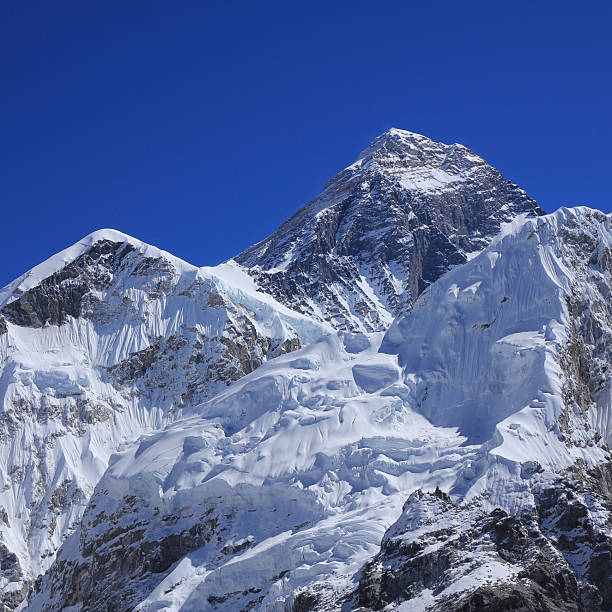 istock Azure blue sky over Mt Everest, Nepal. 2215658355