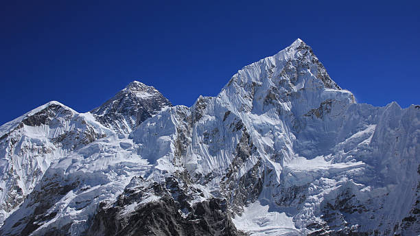 istock Blue sky over  Everest and Nuptse, view from Kala Patthar, Nepal. 2215658356