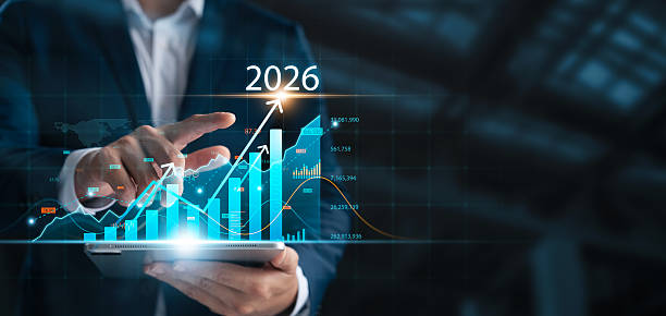 istock Setting business goals for 2026, businessman using tablet preparing for new challenges in 2026, business growth goals Develop success, planning and strategy create growth opportunities. 2215661557