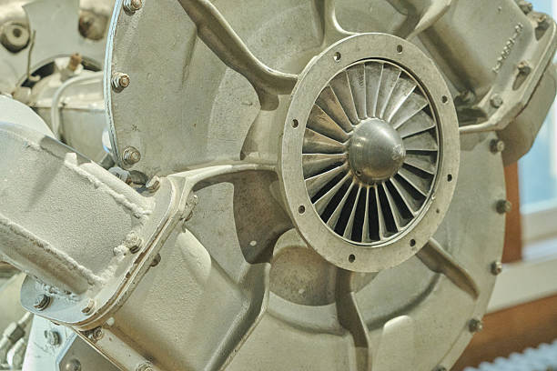 istock close-up of old aircraft engine design 2215663179