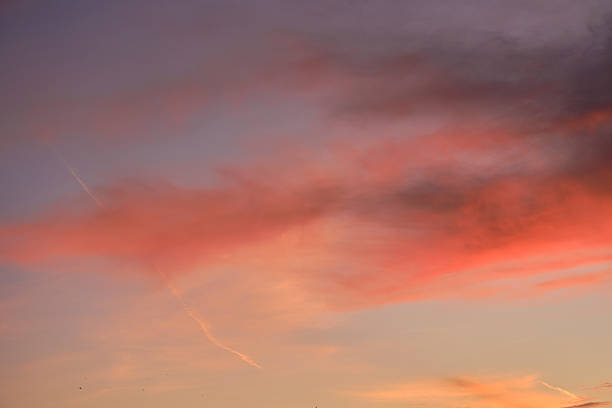 istock A sunset heaven, orange sky. Sun Rays 2215666053
