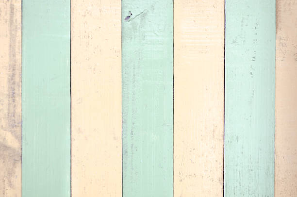 Pastel colored wooden floor.