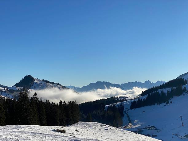 istock Winter Mountains and Forest Panorama. 2215673472