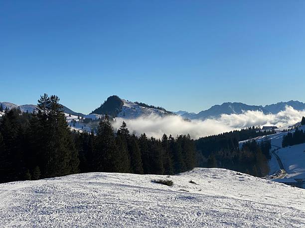 istock Peaceful Snowy Ridge in the Alps. 2215673478