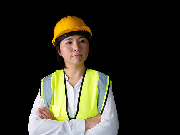 istock factory woman workers or technicians civil Engineer or Architecture project management standing with arms crossed. 2215680445