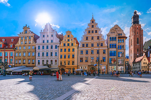istock Wroclaw market square in Poland 2215690252