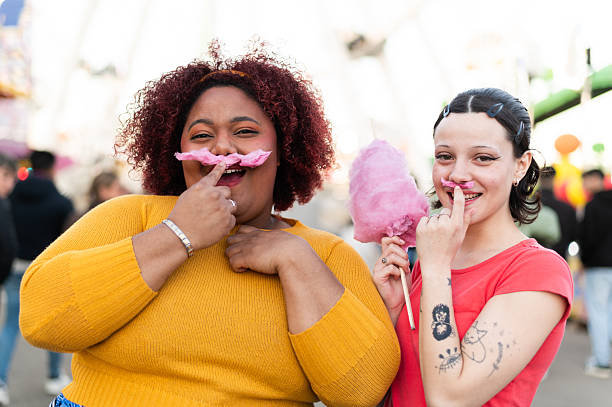 istock Two women at the fair 2215691388
