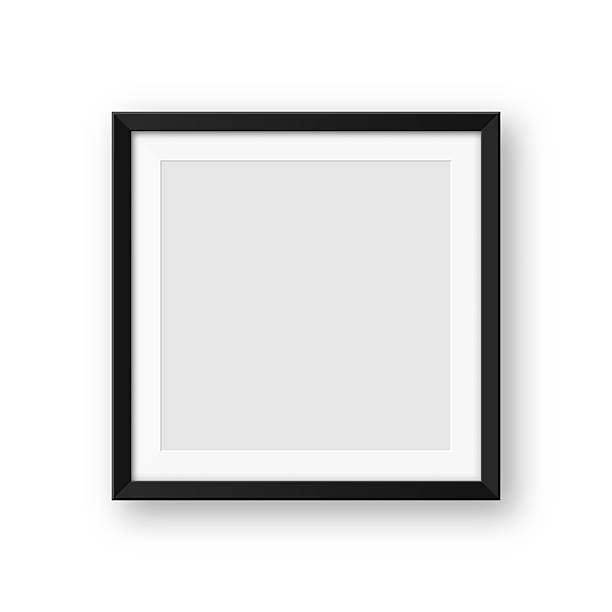 istock Realistic blank black picture frames collection. Modern poster mockup for artwork, photography, or advertising. Perfect for art galleries, interior decor, and branding. Vector illustration 2215694080