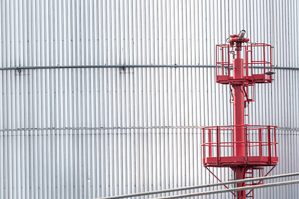 istock Partial view of a monitored industrial facility 2215694704