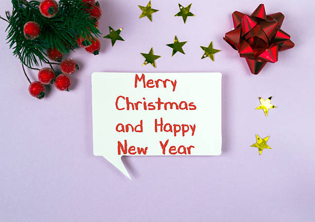 istock Merry christmas and happy new year 2215697181