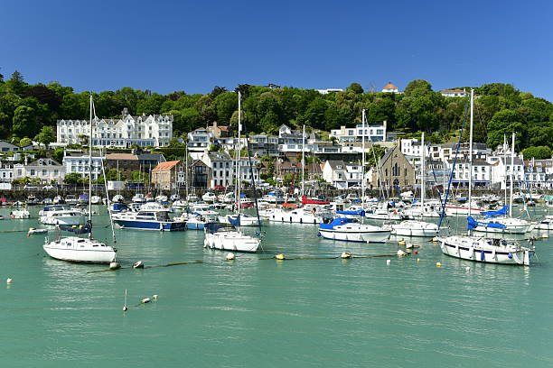 istock St.Aubin port, Jersey, U.K. May 18th 2025. 2215701325