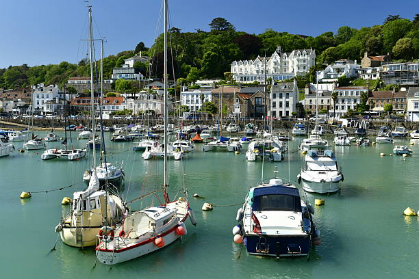 istock St.Aubin port, Jersey, U.K. May 18th 2025. 2215701335