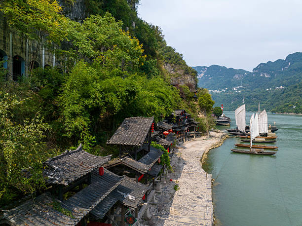 istock Riverside Village at Three Gorges Family 2215710378