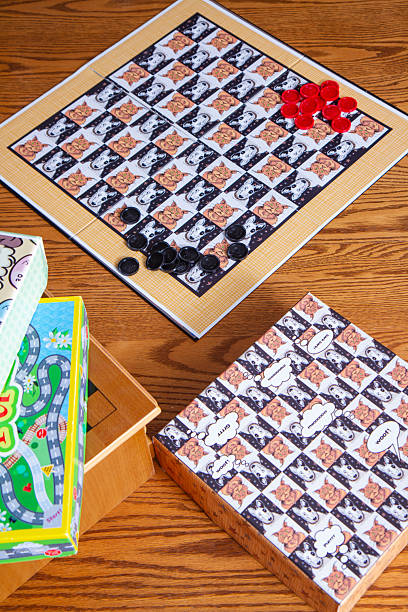 istock Several Board Games On A Wooden Table 2215713544