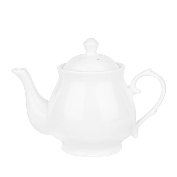 istock ceramic white teapot for brewing tea isolated on white background 2215746878