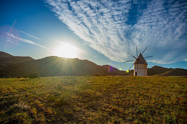 istock Old mill in the field 2215746925