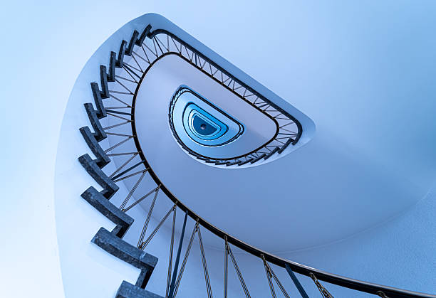 Stairway leading up to heavenly sky