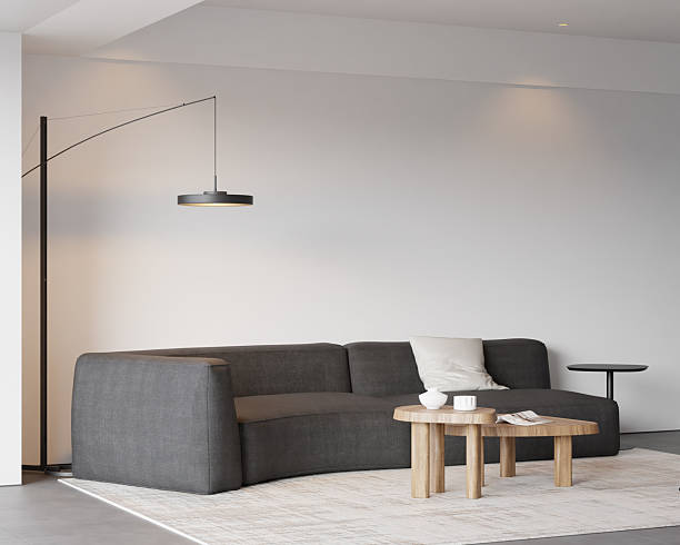 istock Modern Minimalist Living Room Interior 2215754826