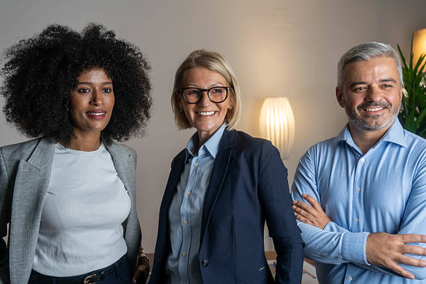 istock Group of successful multiethnic business team 2215760387