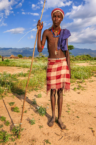 istock Young boy from Erbore tribe, Ethiopia, Africa 2215764206