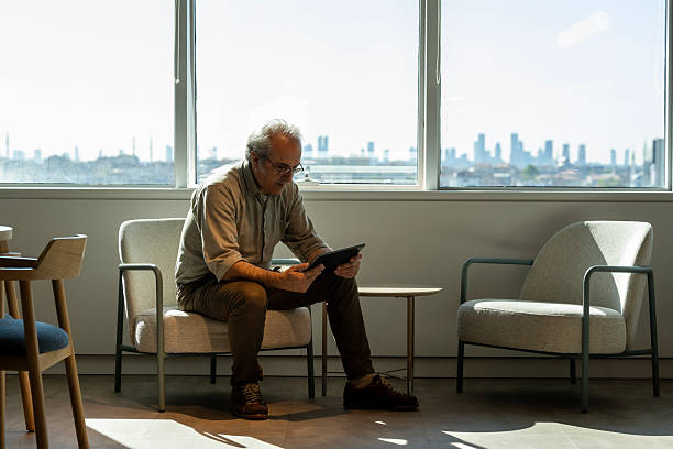 istock Businessman in office building 2215765964