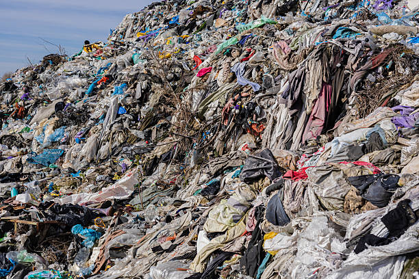 istock A vast landfill stacked with clothes, plastic, and trash underscores urgent pollution issues and the need for recycling 2215770157