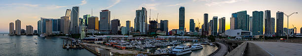 istock Best 2025 Miami panorama at sunset 2215770532