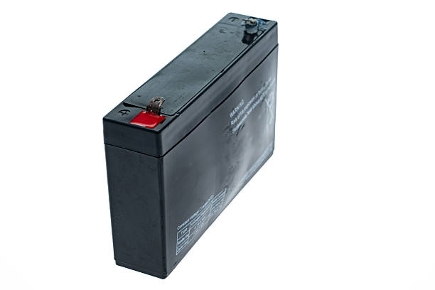 istock Dangerous swollen lithium battery - white background 2215774466