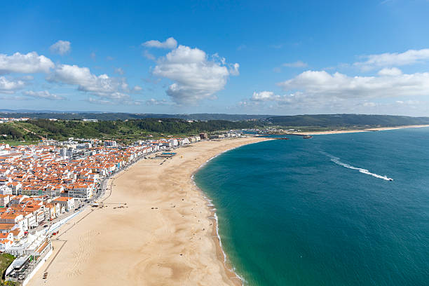 istock Endless beaches of Nazare 2215778717