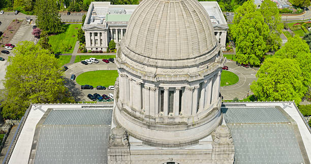 istock Close-up High Angle View Looking Down on Washington State Capitol Building 2215782387