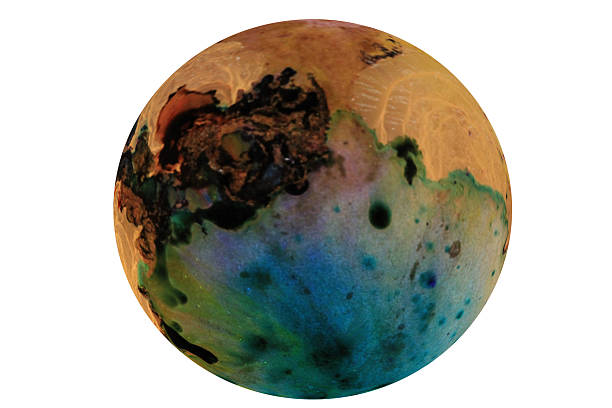Planets made from images of my liquid art.