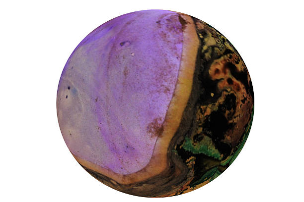 Planets made from images of my liquid art.
