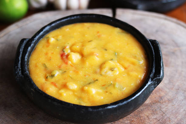 istock Traditional Brazilian Shrimp Stew (Bobó de Camarão) in Clay Pot 2215788314