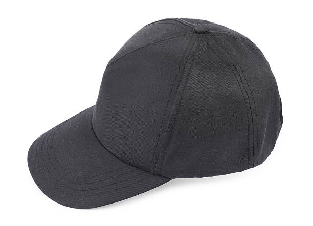 istock Stylish black baseball cap isolated on white. Mockup for design 2215790658
