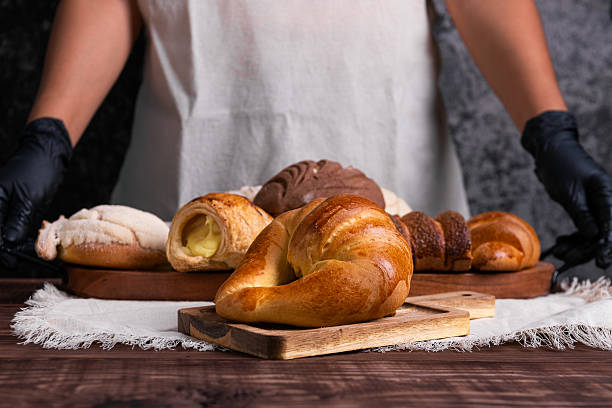 istock Artisan Bakery: A Golden Crescent and Sweet Breads 2215798156