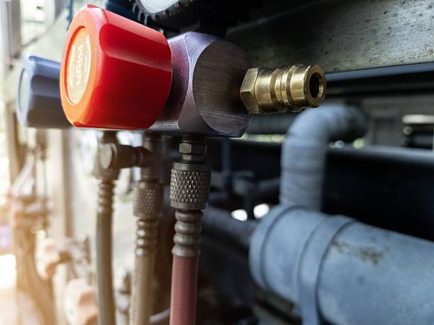 istock Industrial refrigerant service and repair concept 2215813623