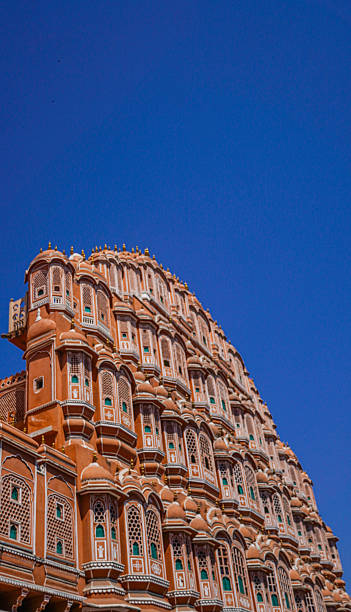 istock Iconic Hawa Mahal under bright blue Jaipur sky 2215814402