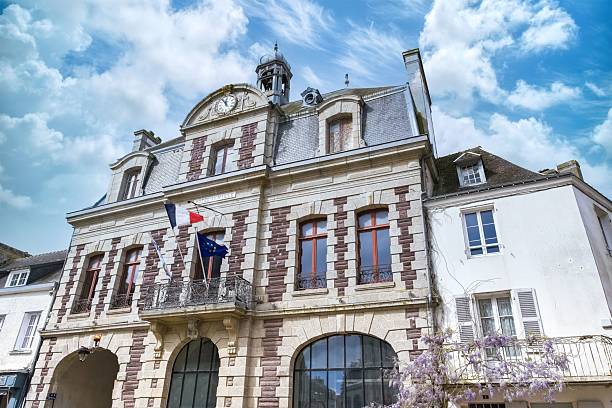 istock Le Palais in Belle-Ile, Brittany, colorful houses 2215820095
