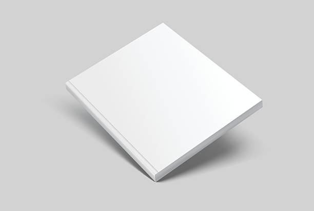 istock Vector realistic 3d magazine mockup with white blank cover isolated on background. For the business presentation magazine, notebook, booklet, brochure, catalogue or a publisher advertising corporate 2215822580